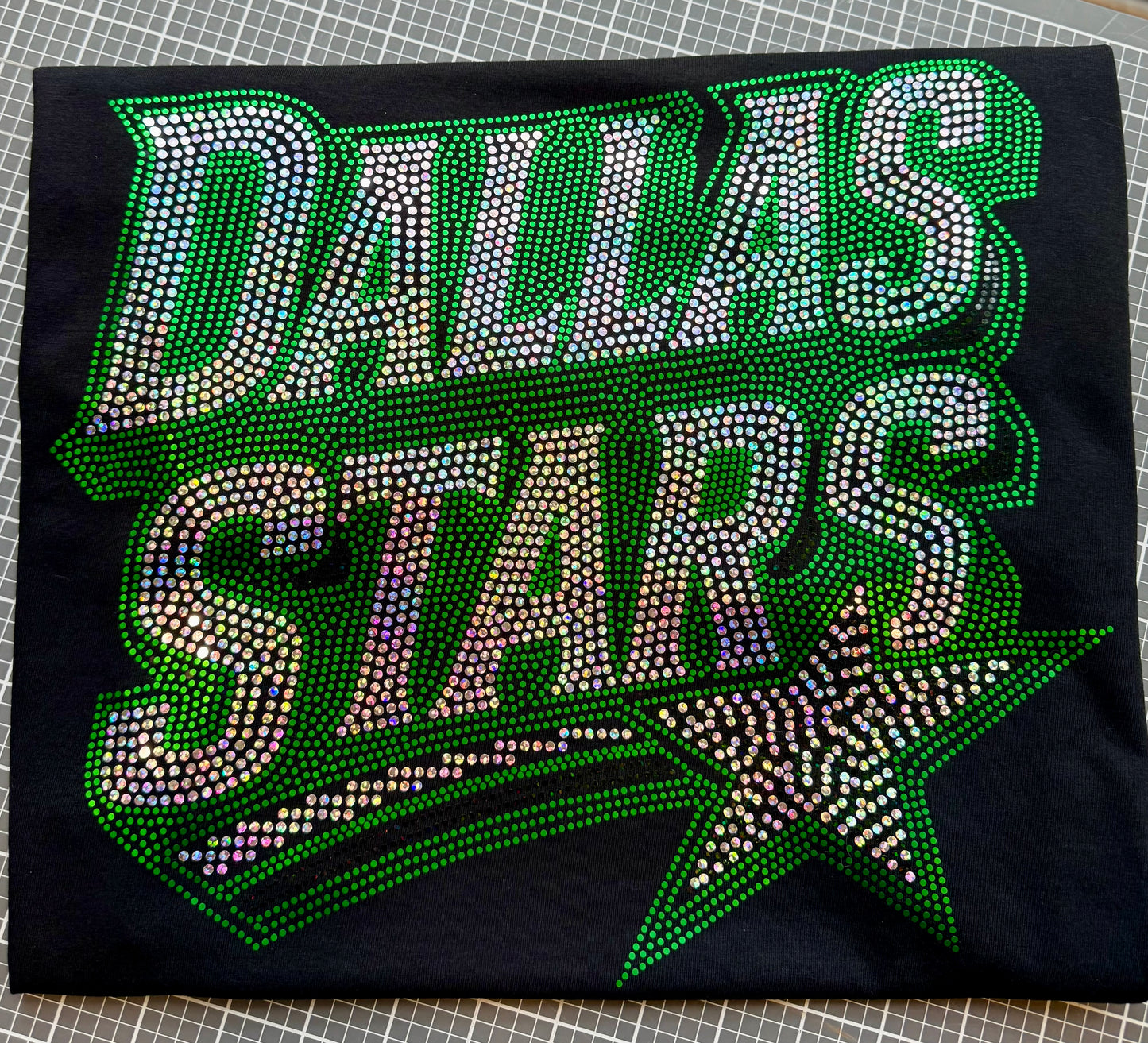 Dallas Stars Bling Tee, Hockey Bling T-Shirt, Dallas Hockey, Optional Personalization Name & Number Tee! - Stitch N Bling