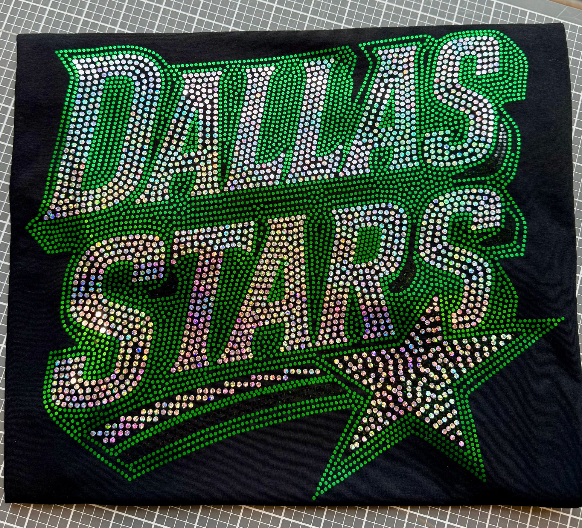 Dallas Stars Bling Tee, Hockey Bling T-Shirt, Dallas Hockey, Optional Personalization Name & Number Tee! - Stitch N Bling