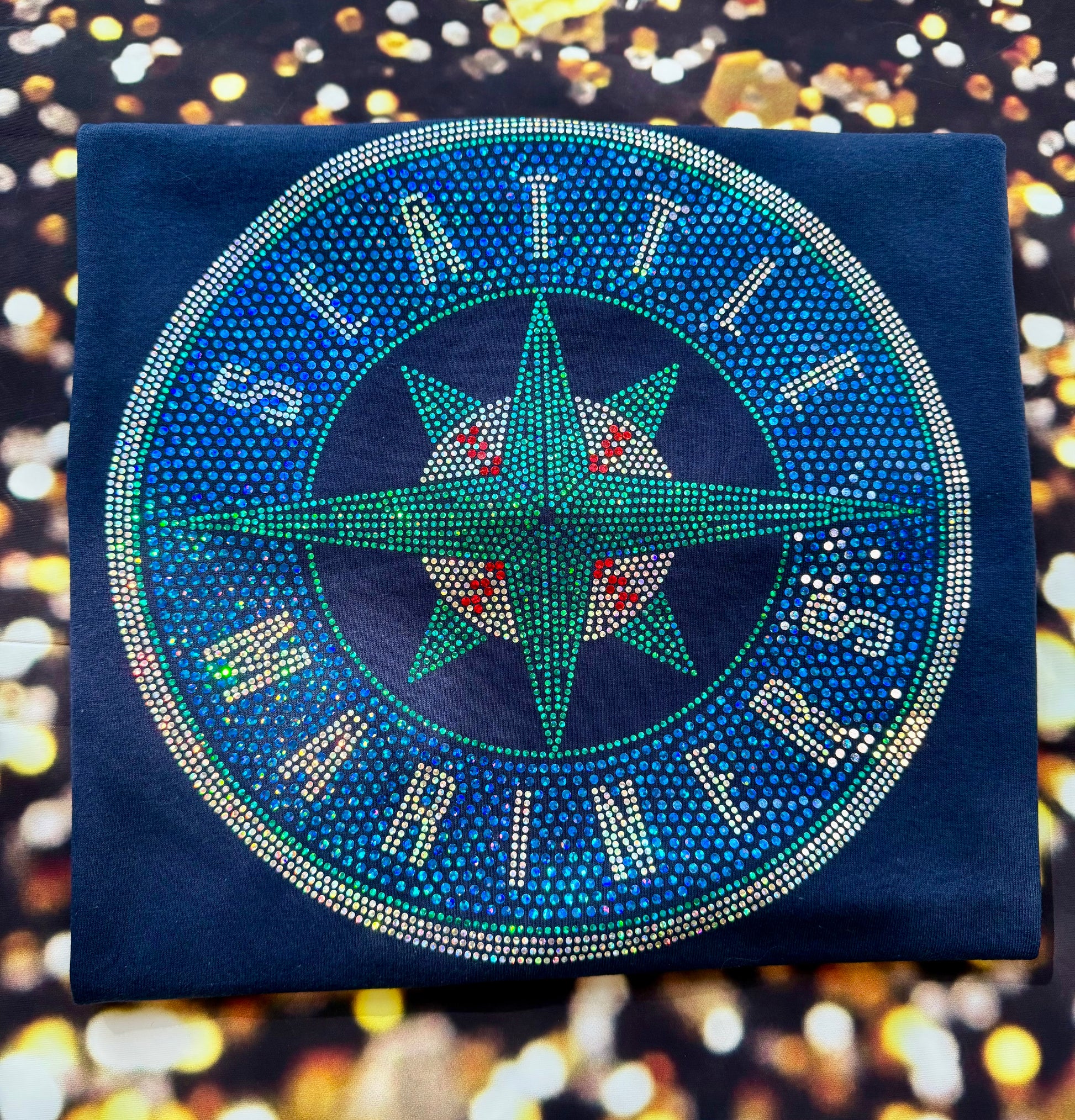 Seattle Mariners Bling / Baseball Sparkle/ Mariners Sports Bling Navy or Black Tee! Sweatshirts and Long Sleeves Available! - Stitch N Bling