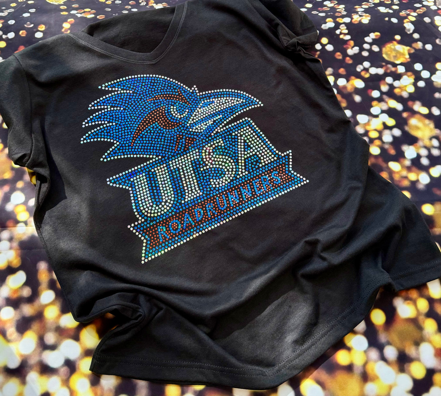 UTSA Roadrunners Texas University! University of Texas at San Antonio College Bling/Sports University Sparkle/Texas Sports Bling Tee or Tank - Stitch N Bling