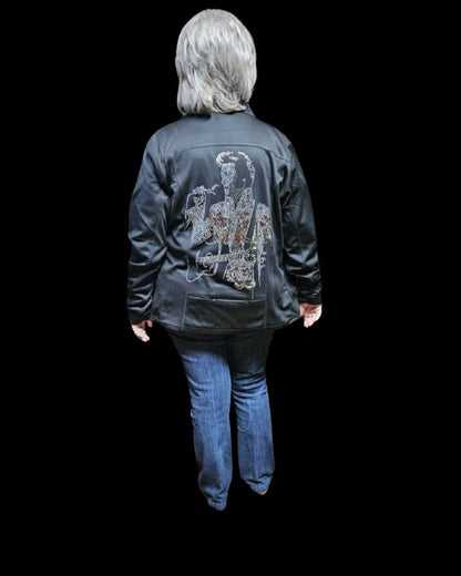 Elvis Jumpsuit Concert Bling Jacket or Unisex Sweatshirt