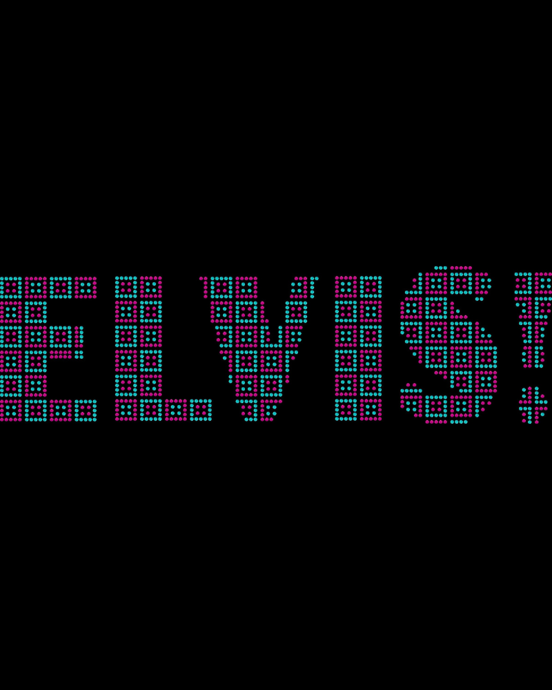 Elvis Presley Block Bling Apparel – Ladies V-Neck Tee, Unisex Crewneck, Ladies Long Sleeve V-Neck Shirt, Unisex Sweatshirt