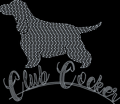 English Cocker Spaniel, Club Cocker Tee, Cocker Spaniel Club, Dog Design, and Dog Lover T-Shirt, Tee, Sweatshirt (Copy) - Stitch N Bling