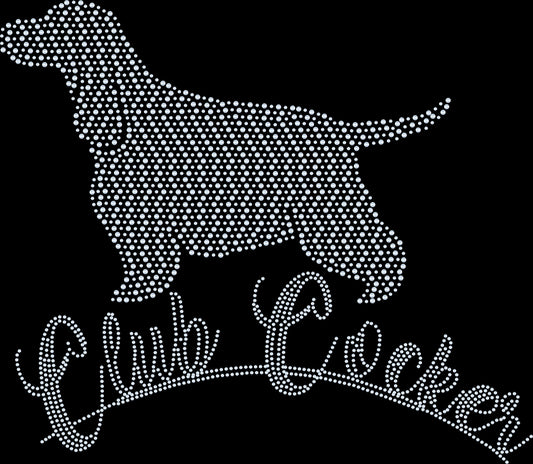 English Cocker Spaniel, Club Cocker Tee, Cocker Spaniel Club, Dog Design, and Dog Lover T-Shirt, Tee, Sweatshirt (Copy) - Stitch N Bling