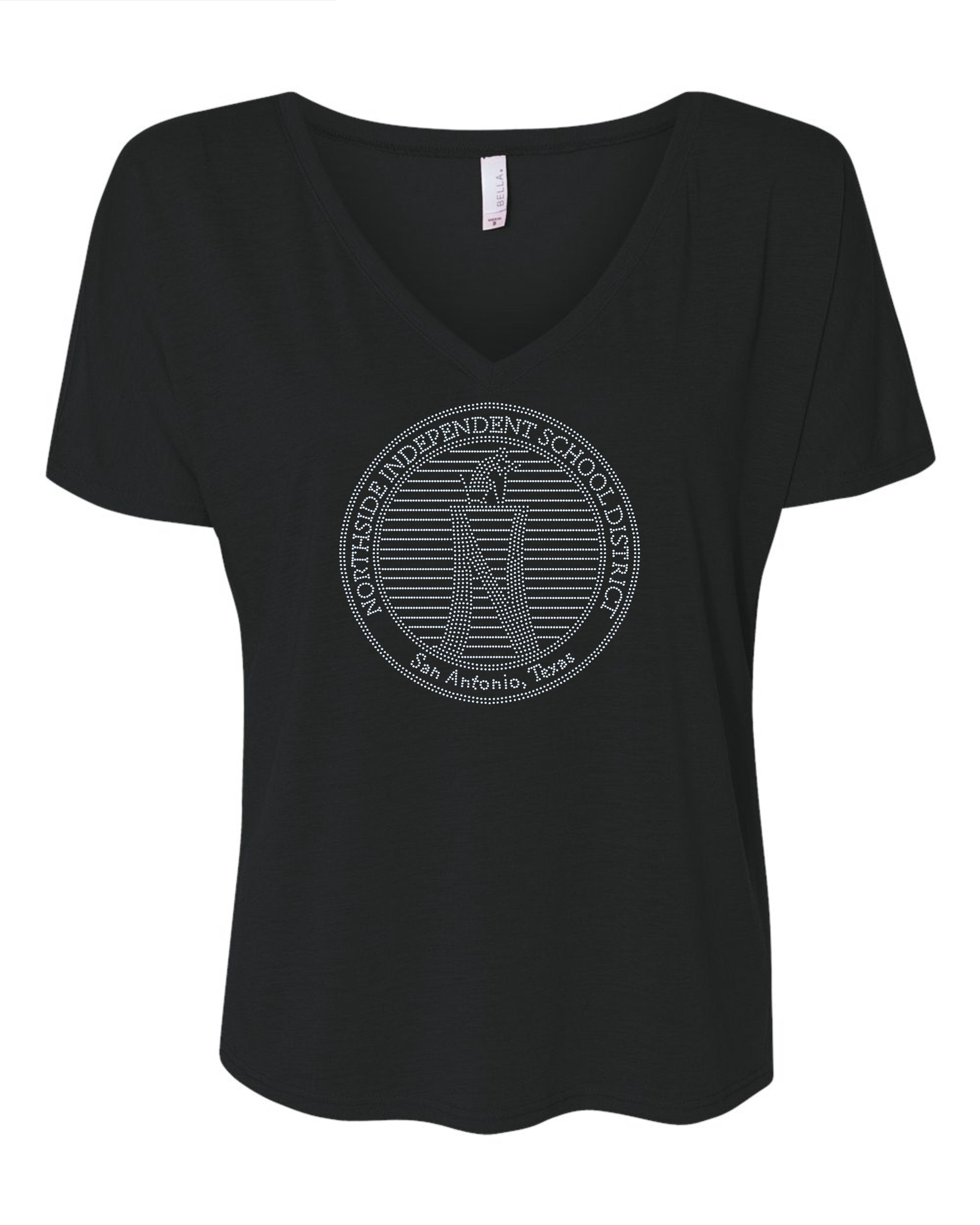 NISD Bling Tee / Northside School District Back to School or Teacher Spirit Day/ Teacher Sparkle Design / Teachers Tank, Tee or Sweatshirt! - Stitch N Bling