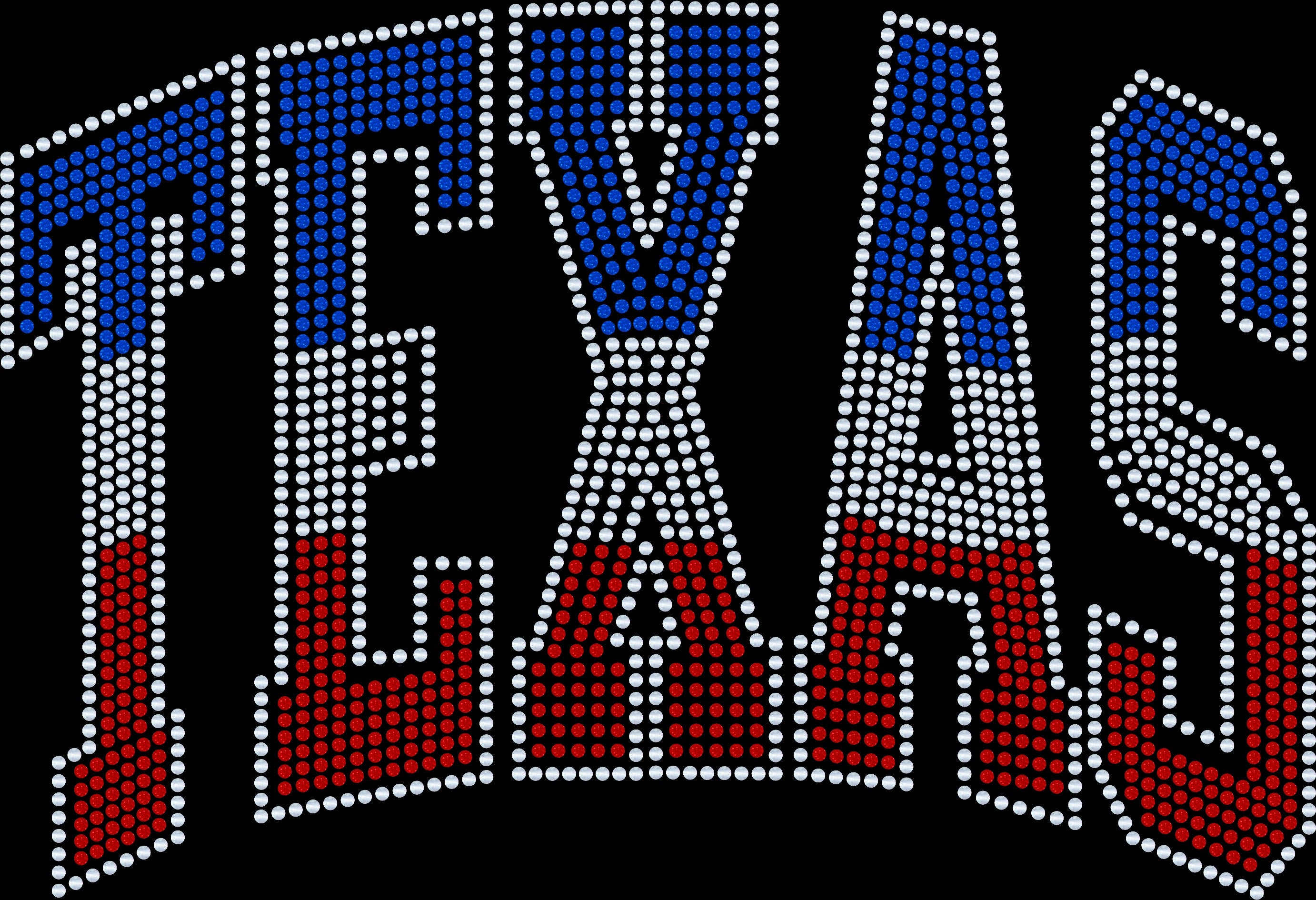 Texas Red White and Blue Bling Shirt/State of Texas Sparkle Tee/ Texas Spirit Tee, Long Sleeve, Sweatshirt - Stitch N Bling