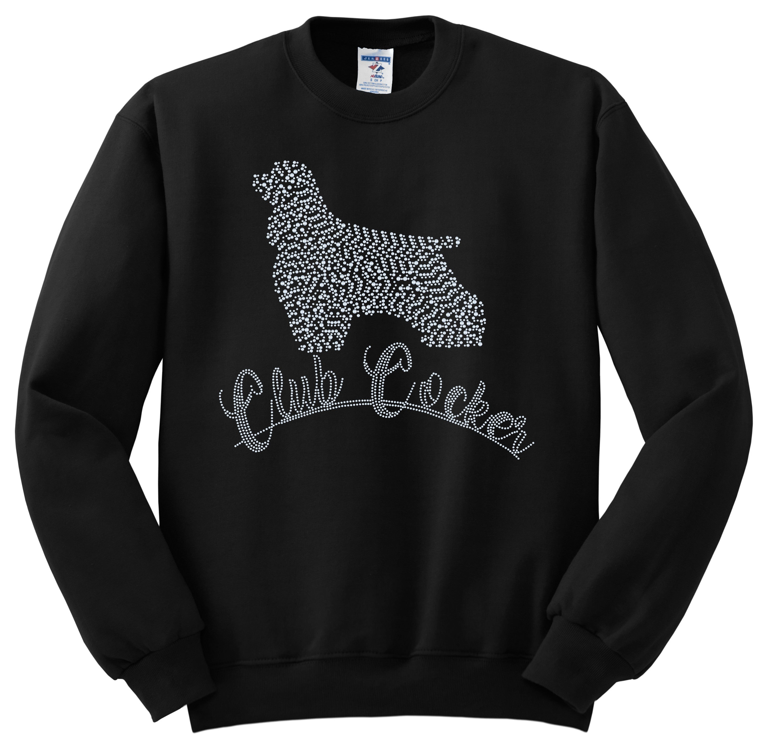 American Cocker Spaniel Club Cocker Dog Mom Bling Apparel – Ladies V-Neck Tee, Unisex Crewneck, Ladies Long Sleeve V-Neck Shirt, Unisex Sweatshirt