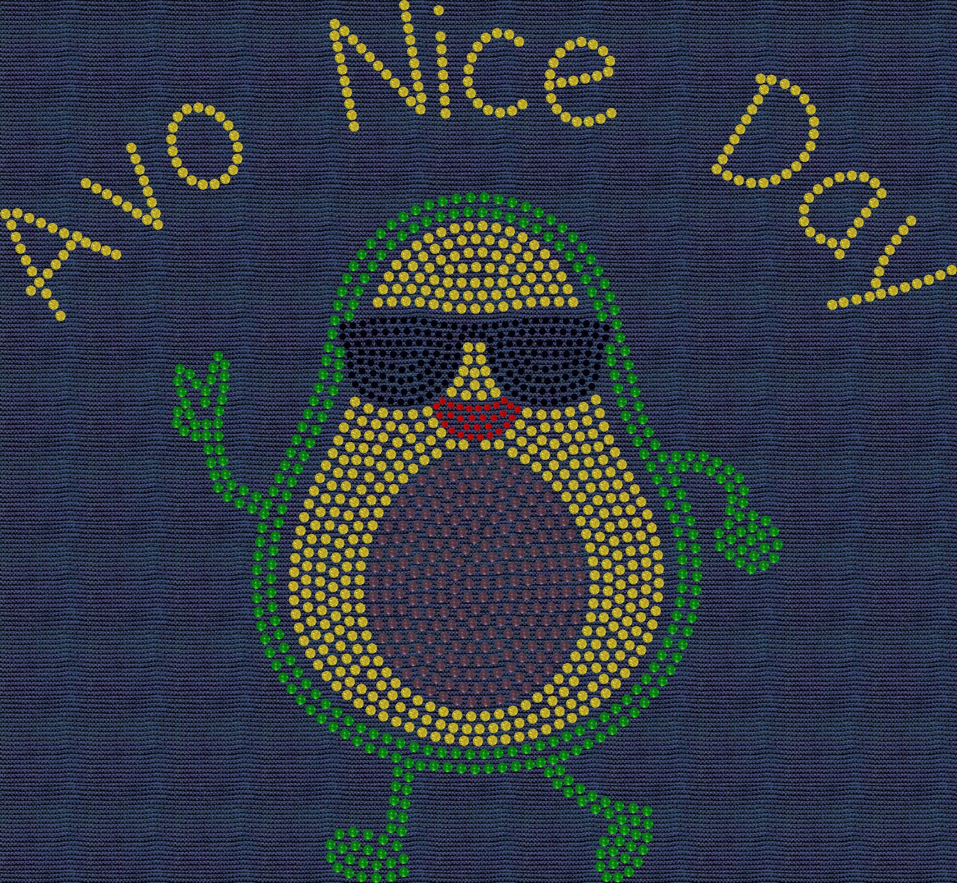 Avo Nice Day Bling Tee, Avocado Cute Tee / Fun Bling Tee Sparkly Spangle Tee - Stitch N Bling