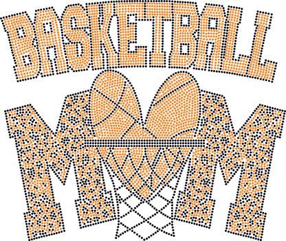Basketball Mom Bling Tee, Basketball Sports Bling, Sport Mom Bling, Personalization Optional! Long sleeve and Sweatshirts! - Stitch N Bling