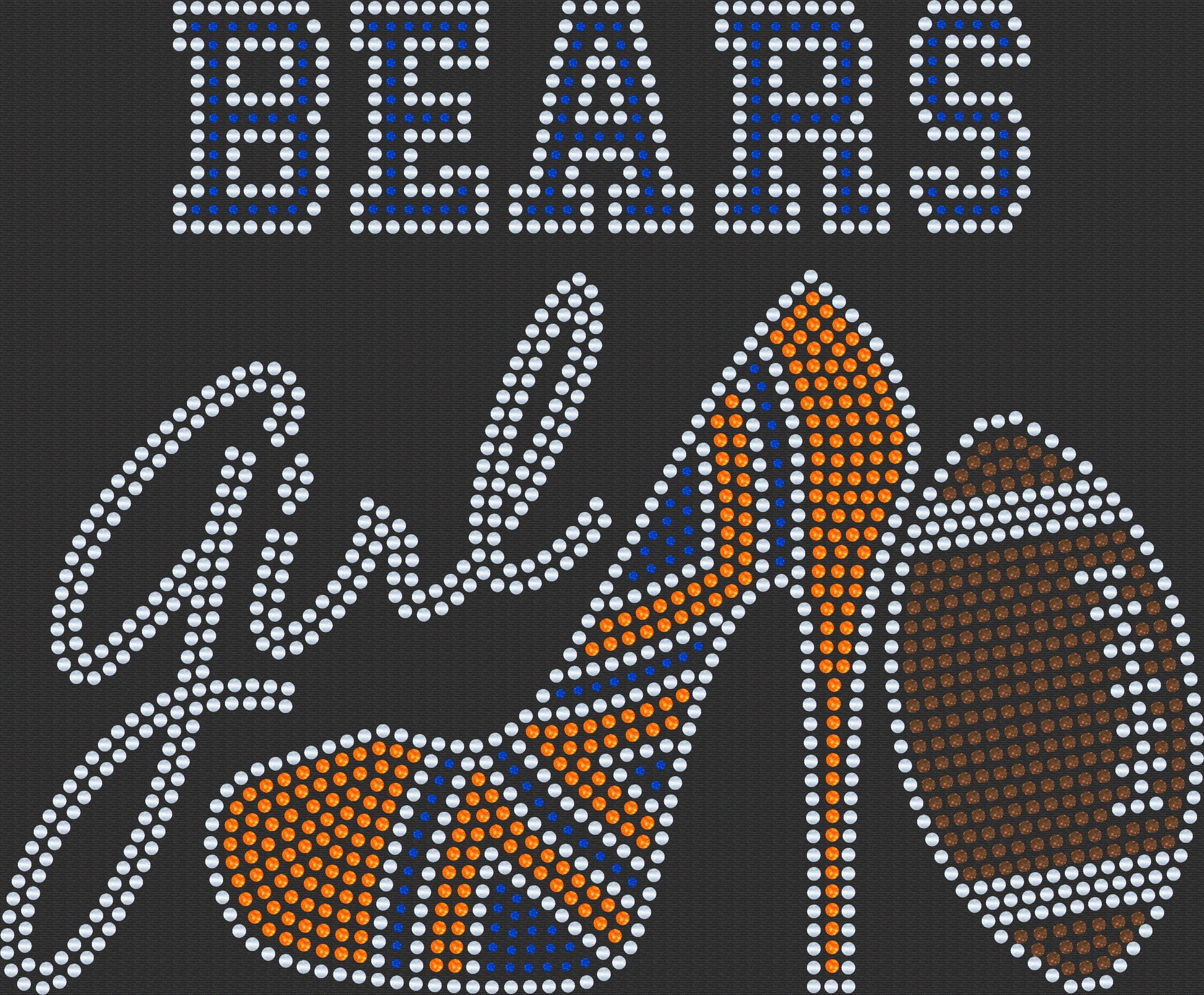 Personalized Chicago Bears Tee, Bears High Heel Shoe, Bears Girl, Personalization Optional! Long sleeve and Sweatshirts! - Stitch N Bling