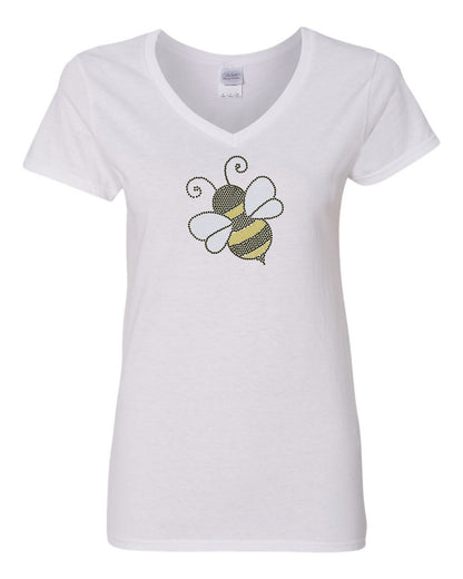 Buzzing Bumblebee Bling Tee, Sparkling Bee T-Shirt, Insect Sparkle Tee, Tank or Sweatshirt Available