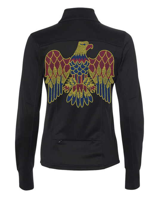 Elvis Eagle Bling Zippered Jacket or Unisex Sweatshirt!