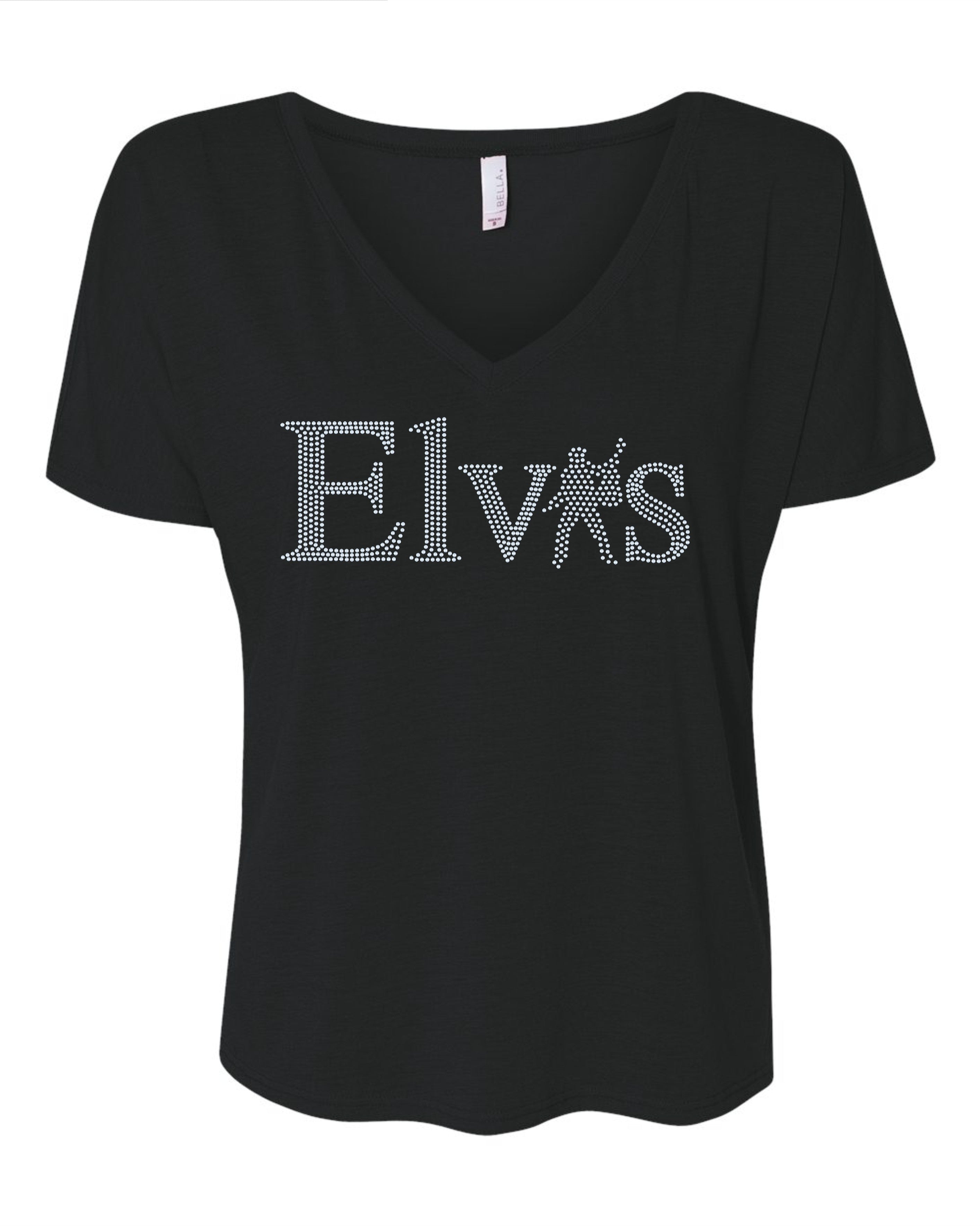 Elvis Presley Bling Apparel – Ladies V-Neck Tee, Unisex Crewneck, Ladies Long Sleeve V-Neck Shirt, Unisex Sweatshirt