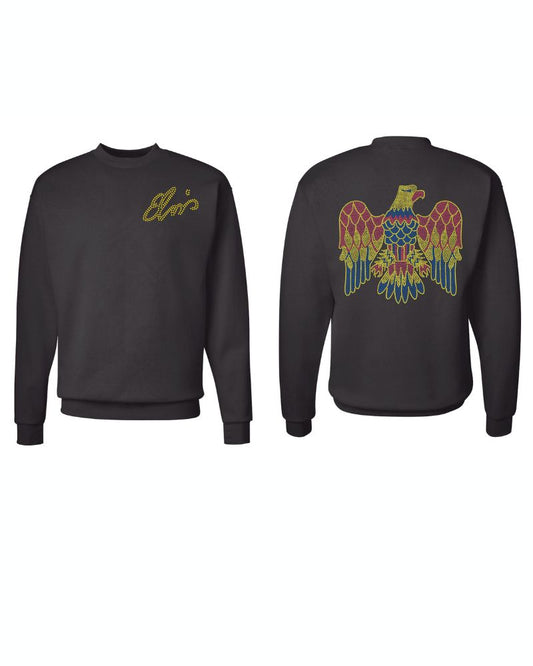 Elvis Eagle Bling Zippered Jacket or Unisex Sweatshirt!