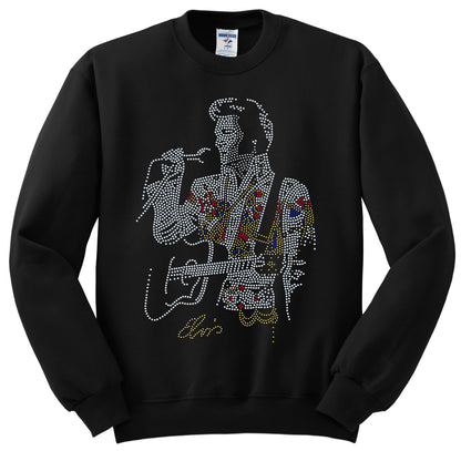 Elvis Jumpsuit Concert Bling Jacket or Unisex Sweatshirt