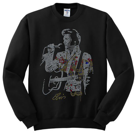 Elvis Jumpsuit Concert Ladies Bling Jacket, Unisex Sweatshirt