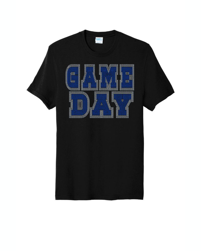GAME DAY Sports Bling Apparel -  Ladies V-Neck Tee, Unisex Crewneck, Ladies Long Sleeve V-Neck Shirt, Unisex Sweatshirt! Choose your Color!