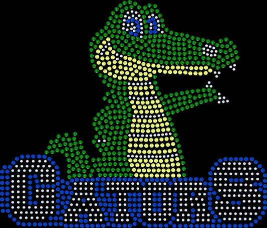 Gators Bling Tee for Adult or Youth! / Back to School or Teacher Spirit Day/ Teacher Sparkle Design / Gator Tank, Tee or Sweatshirt! Choose the School! Alligator Bling
