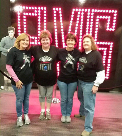 Elvis Presley Name Scatter Bling Tee, long sleeve or Sweatshirt! Elvis Bling in Red, Silver, Gold spangles or any custom color! - Stitch N Bling