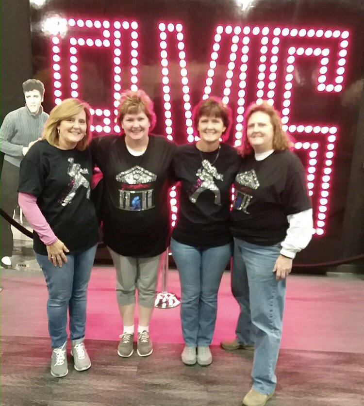 Hot Pink V-Neck or Unisex Elvis Presley Rock n Roll Bling Tee or Sweatshirt! Elvis Bling! Sweatshirts Available! Choose your color! Youth! - Stitch N Bling