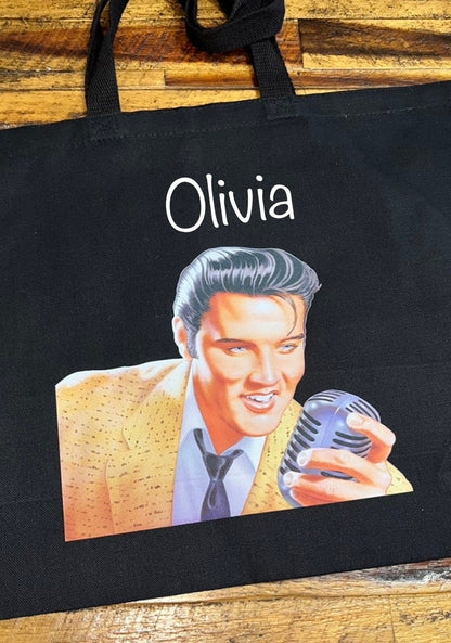 SALE! Elvis Presley Bag / Graceland Large Tote bag! Personalized option