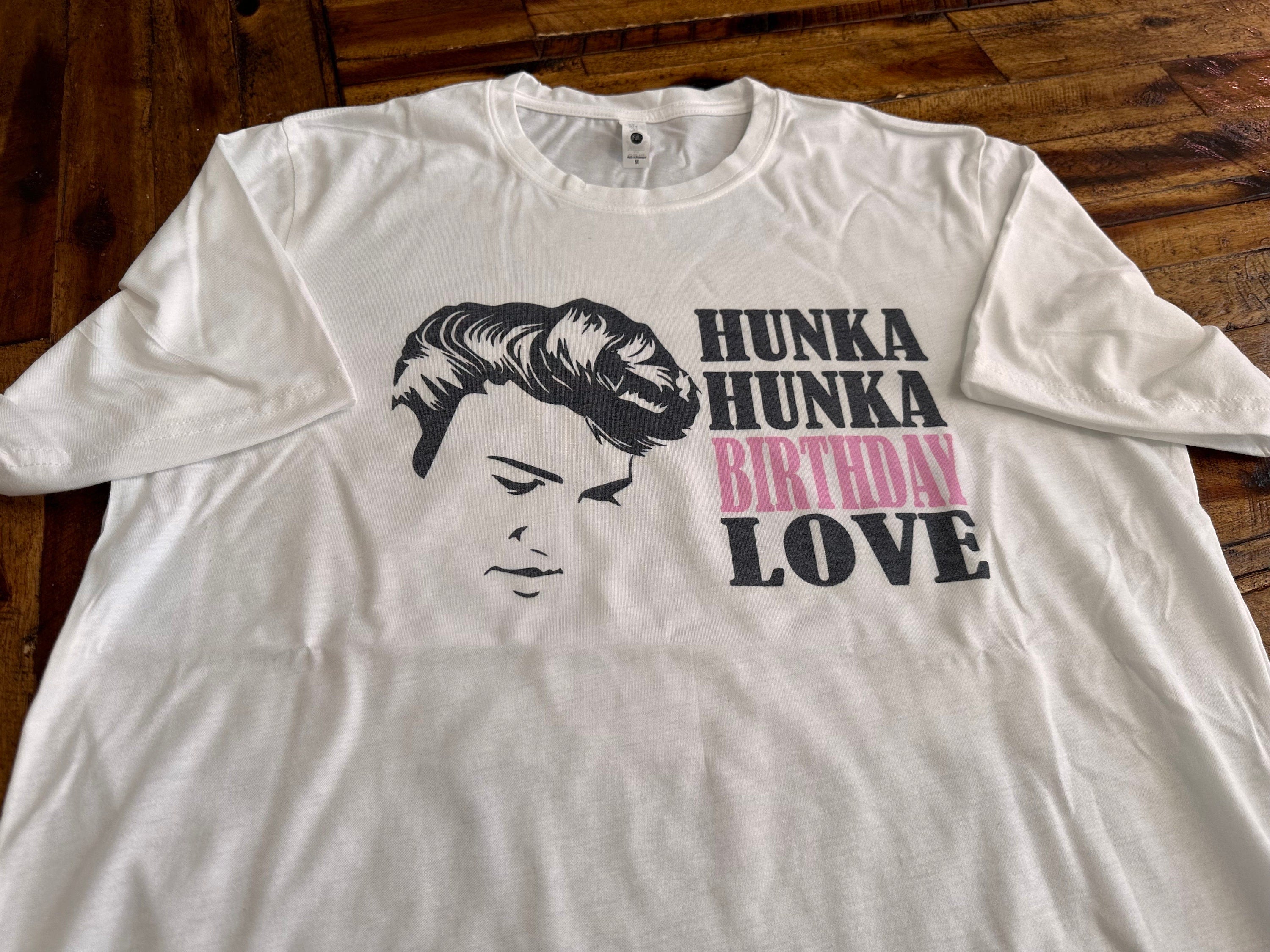 Hunka hunka Birthday love! Elvis Presley Tee! Personalization with names available upon request! - Stitch N Bling