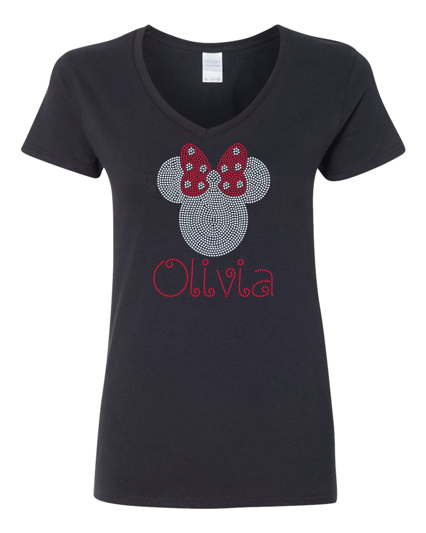 Personalized Mouse Bling/ Girl Mouse Tee/ Children & Adult Sizes Available, Sweatshirts