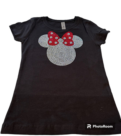 Personalized Mouse Bling/ Girl Mouse Tee/ Children & Adult Sizes Available, Sweatshirts