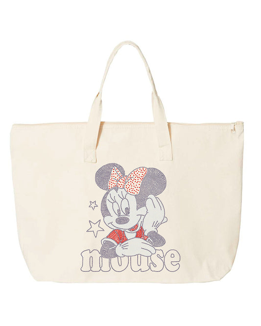 Minnie Mouse Bling Bag /Mini Bag / Zippered Tote bag! - Stitch N Bling