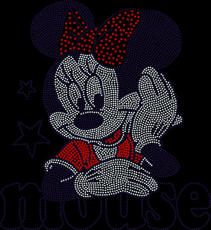 Minnie Mouse Bling Bag /Mini Bag / Zippered Tote bag! - Stitch N Bling