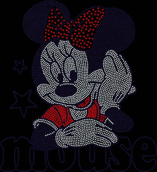 Minnie Mouse Bling Bag /Mini Bag / Zippered Tote bag! - Stitch N Bling