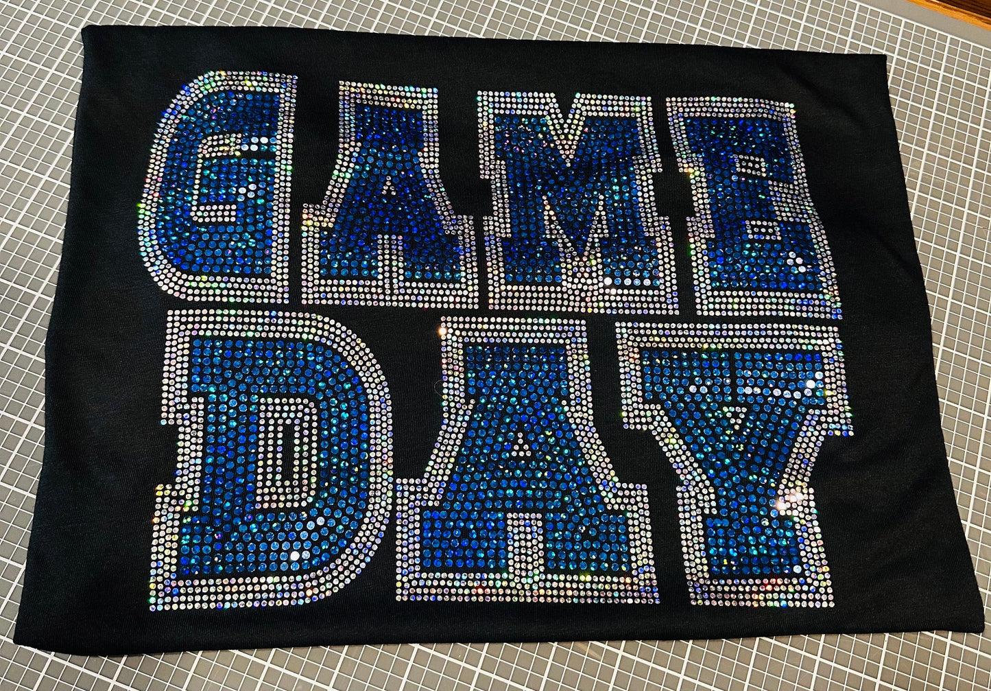 GAME DAY Bling Tee / Sports Bling Tee / Choose the Color / Sports Tee - Stitch N Bling