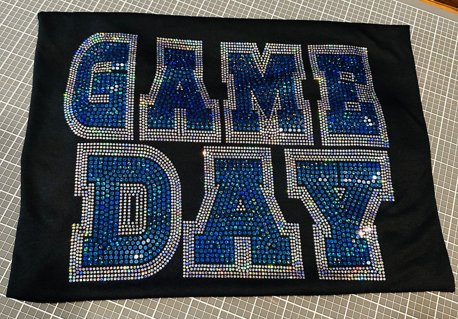 GAME DAY Bling Tee / Sports Bling Tee / Choose the Color / Sports Tee - Stitch N Bling