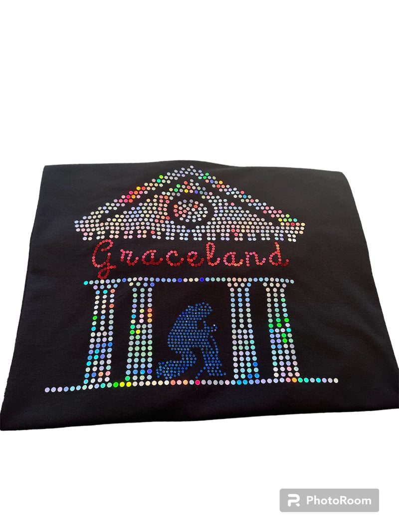 Elvis Presley Graceland Tee! Elvis Home/Graceland / Elvis Bling / Personalization available - Stitch N Bling