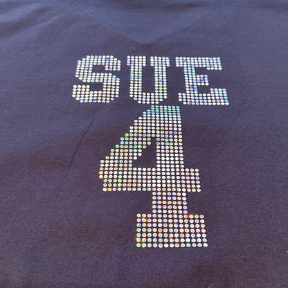 Houston Astros Bling / Baseball Sparkle / Texas Sports Bling Tee - Stitch N Bling