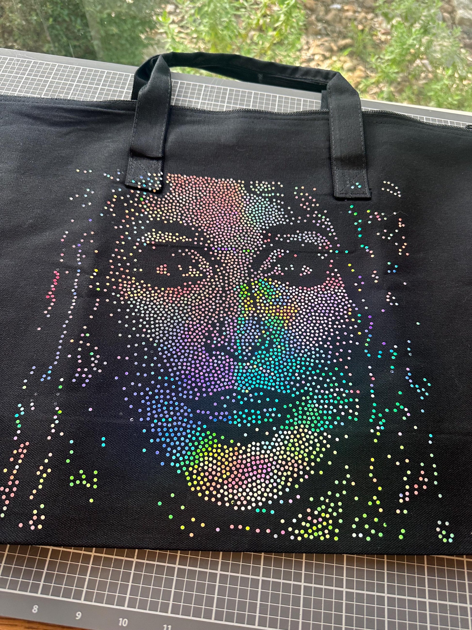 Cher Face Bling Bag / Cher Bag / Cher Singer Zippered Tote bag! - Stitch N Bling