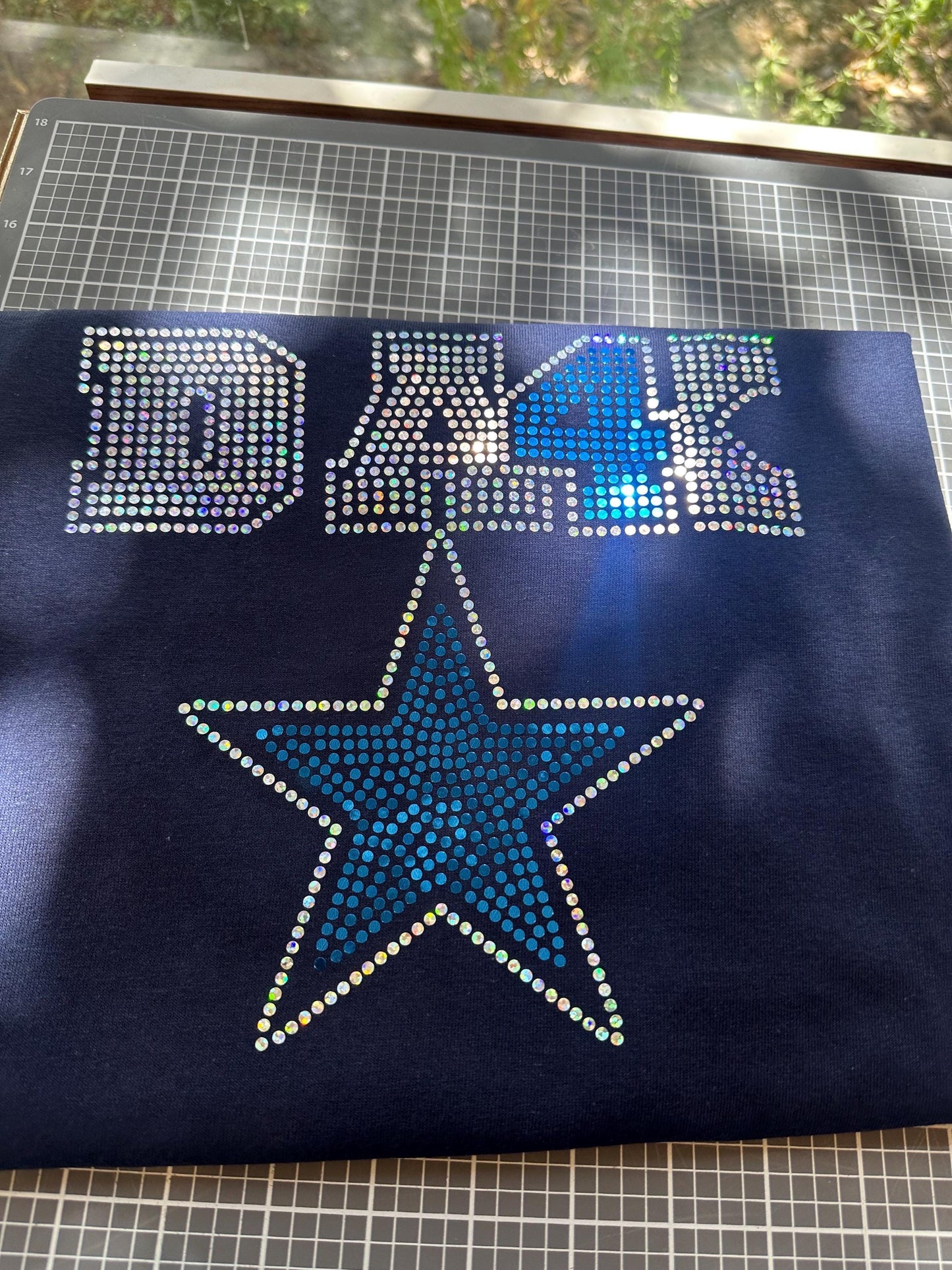 Bling Cowboy Tee/Bling Football Tee/ Texas Football / Cowboys with DAK T-Shirt - Stitch N Bling