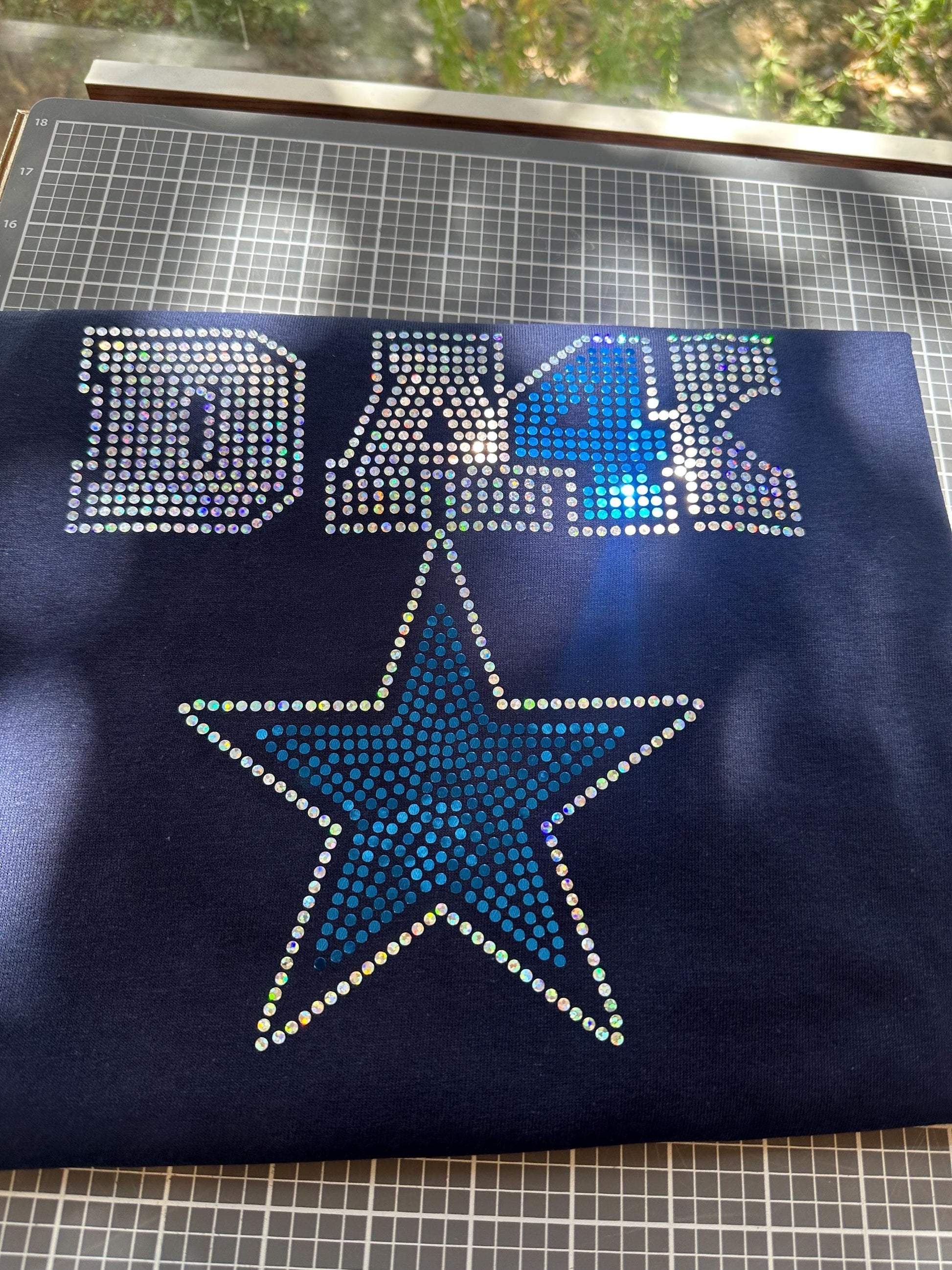 Bling Cowboy Tee/Bling Football Tee/ Texas Football / Cowboys with DAK T-Shirt - Stitch N Bling