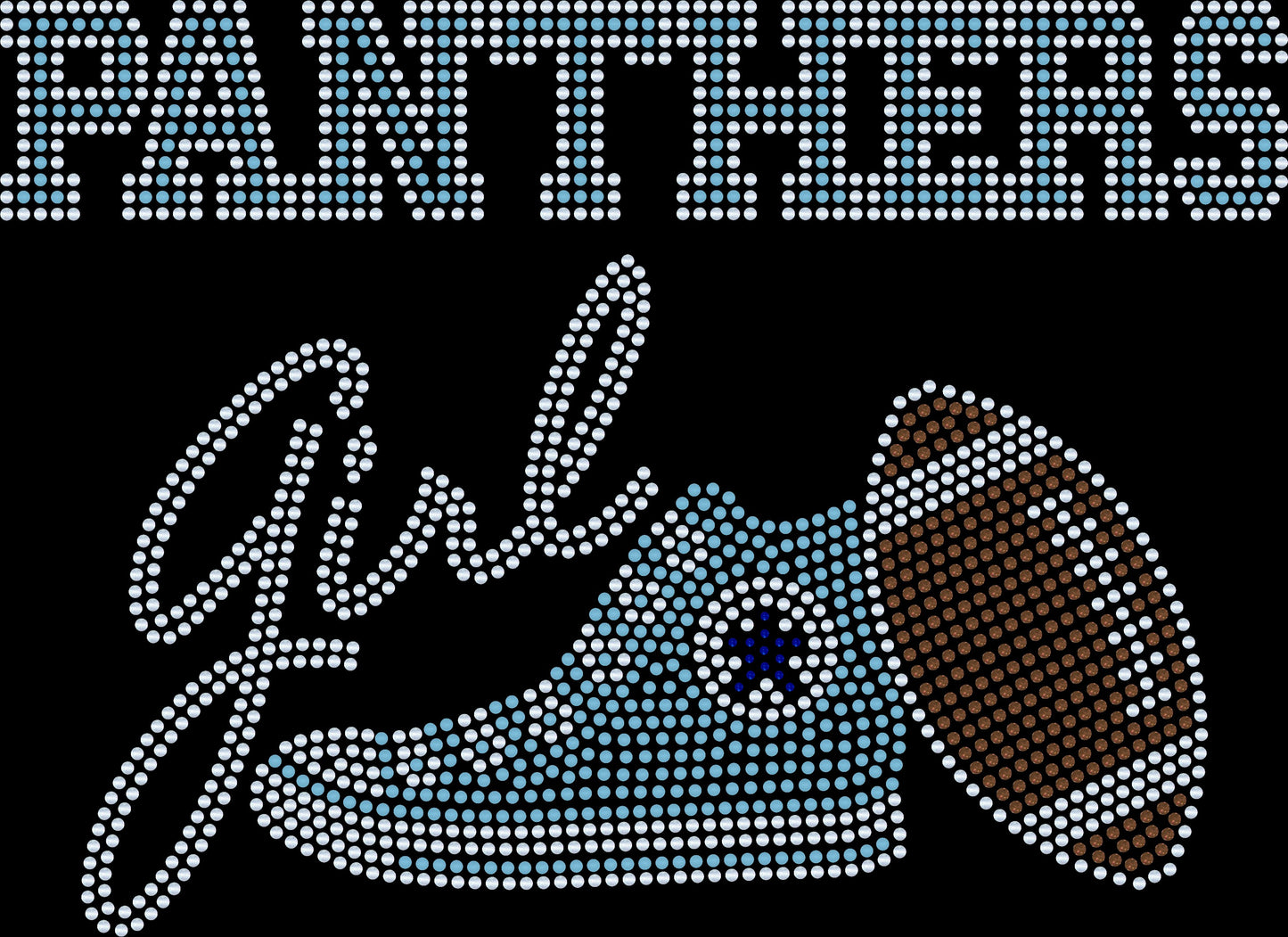 Carolina Panthers Tee, Panthers Tennis Shoe, Panthers Girl, Personalization Optional! Long sleeve and Sweatshirts! - Stitch N Bling