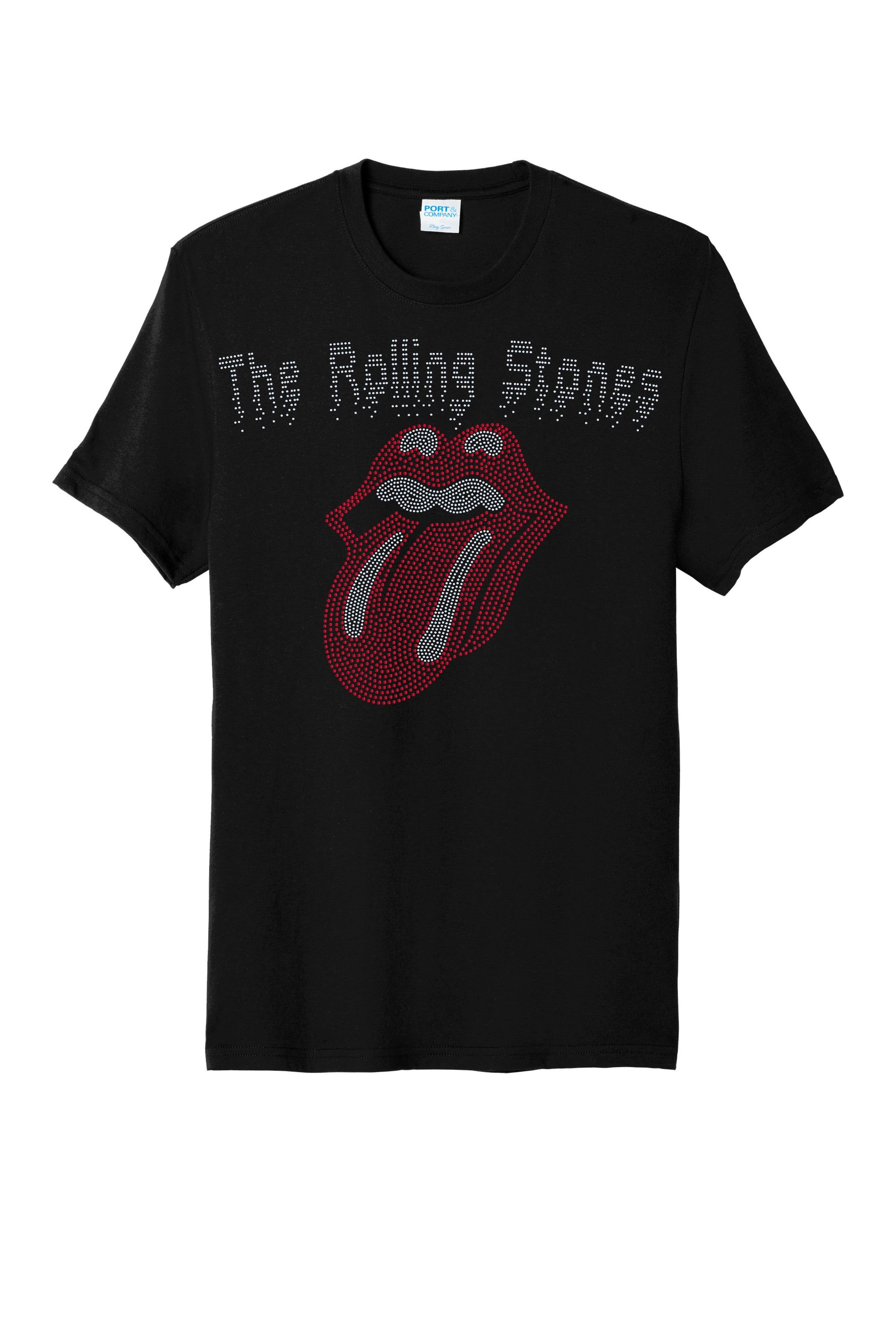 Rolling Stones Concert Bling Apparel – Ladies V-Neck Tee, Unisex Crewneck, Ladies Long Sleeve V-Neck Shirt, Unisex Sweatshirt