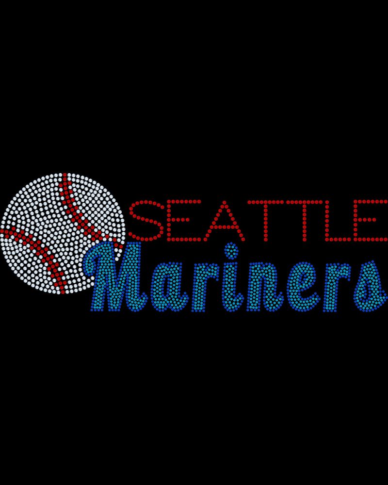 Seattle Mariners Baseball Bling Apparel – Ladies V-Neck Tee, Unisex Crewneck, Ladies Long Sleeve V-Neck Shirt, Unisex Sweatshirt