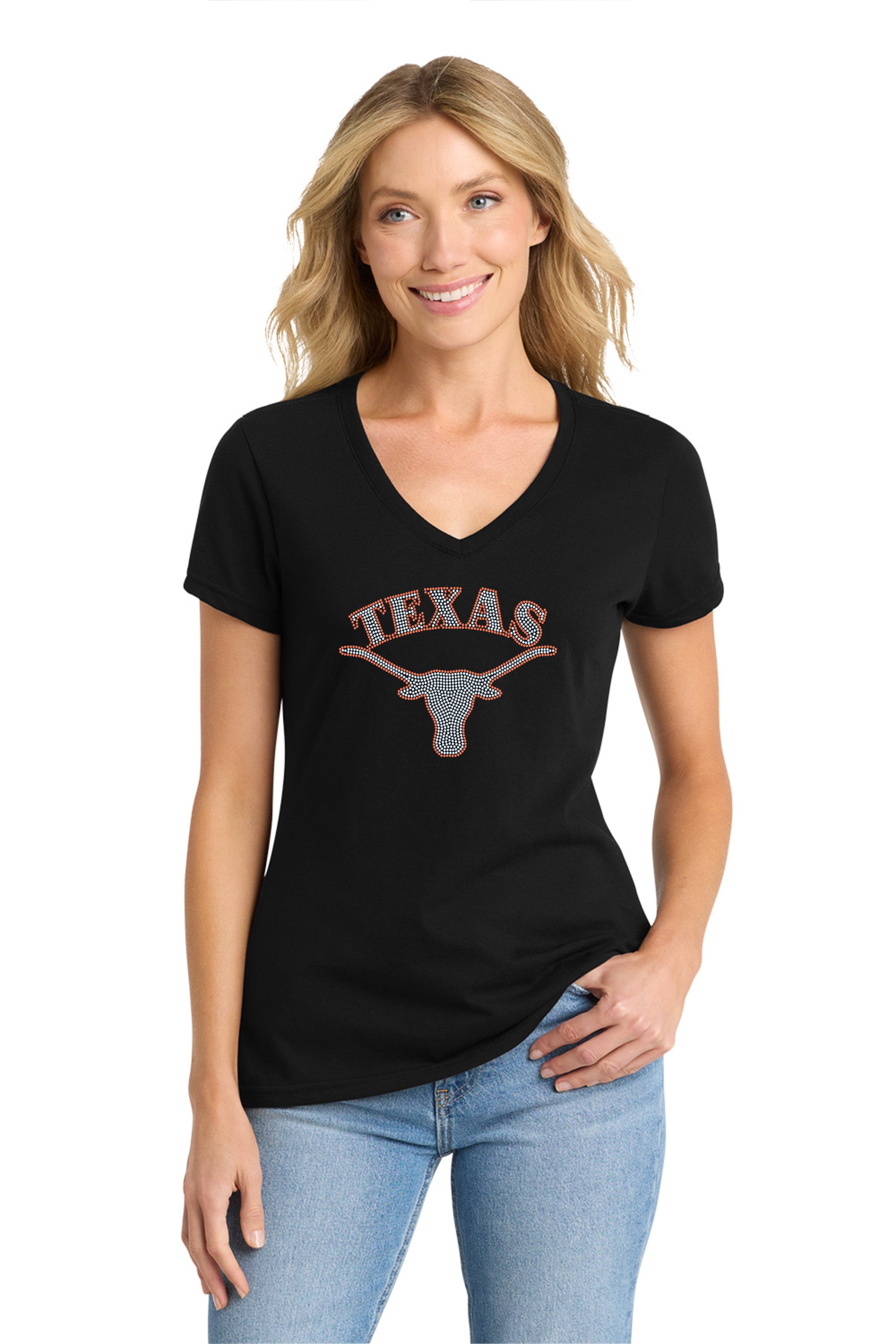 UT Austin Longhorn Texas University Apparel -  Ladies V-Neck Tee, Unisex Crewneck, Ladies Long Sleeve V-Neck Shirt, Unisex Sweatshirt